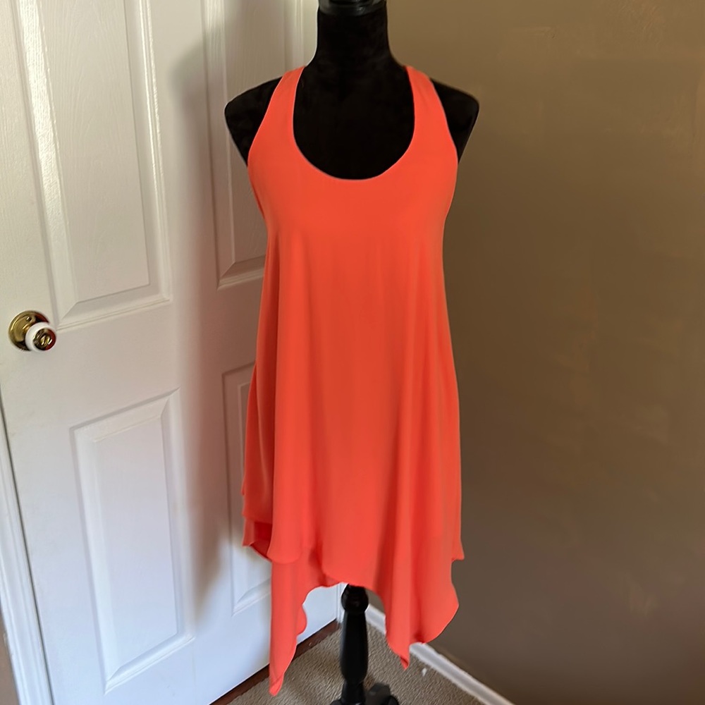 Max and Cleo orange dress